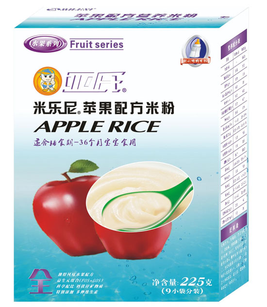 亞氏米樂(lè)尼蘋(píng)果配方米粉盒裝