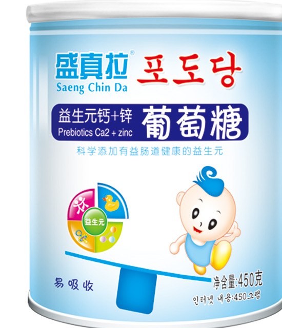 盛真拉益生元鈣+鋅葡萄糖