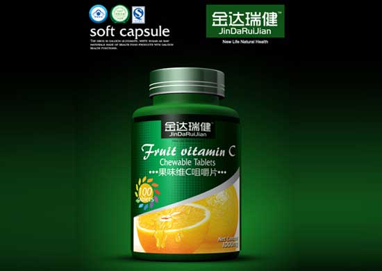 金達瑞健果味維C咀嚼片軟膠囊