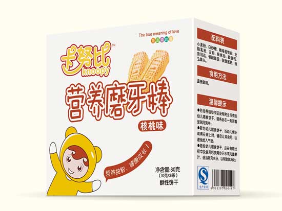 卡努比核桃味營(yíng)養(yǎng)磨牙棒