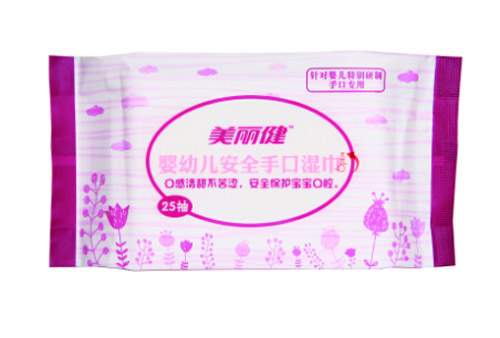 美麗健嬰幼兒濕巾25片裝