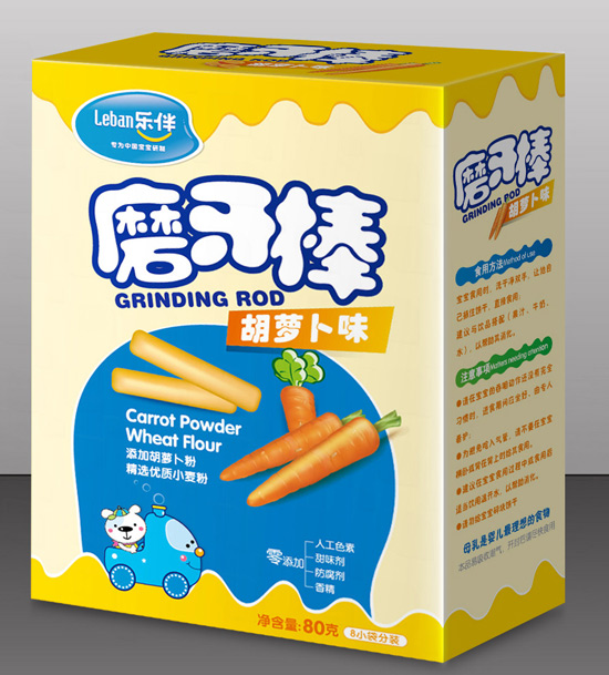 樂伴磨牙棒胡蘿卜味80克