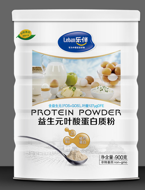 樂伴益生元葉酸蛋白質(zhì)粉900克