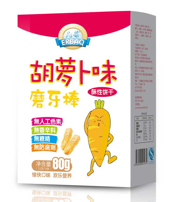 兒葆胡蘿卜味磨牙棒