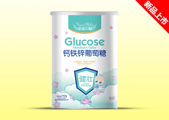 金諾貝嬰葡萄糖紙聽-鈣鐵鋅