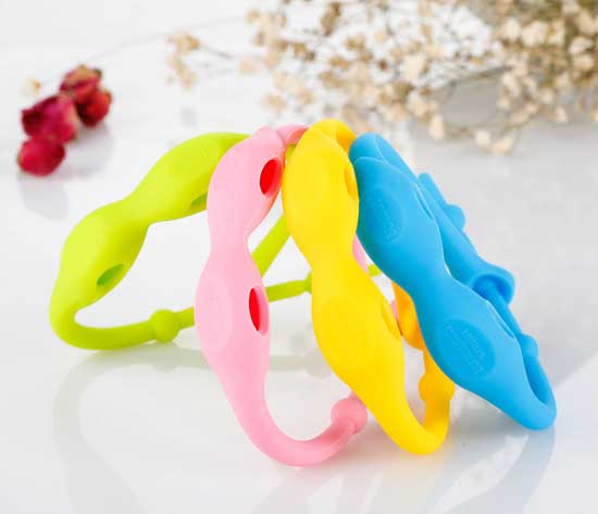 風語豆莢四色四只防蚊圈