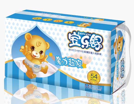 寶樂舒魔力超吸超薄紙尿褲大包M碼