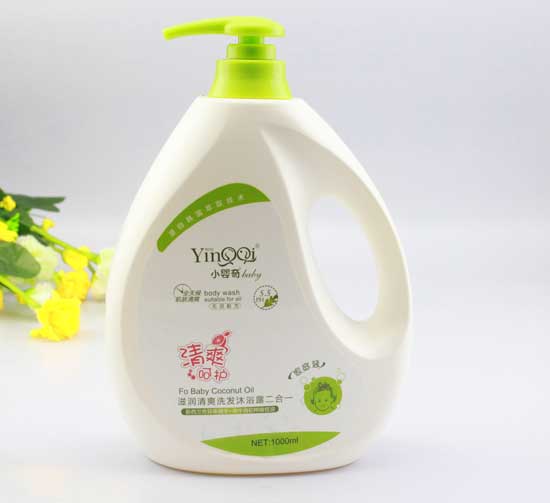 小嬰奇滋潤清爽洗發(fā)沐浴露二合一-1L