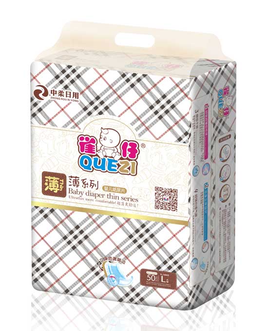 雀仔親撫薄系列紙尿片L碼