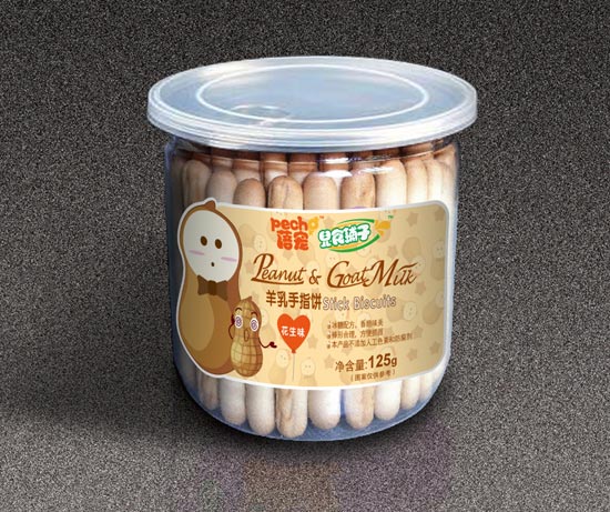蓓寵花生味羊乳手指餅