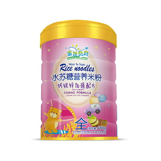 金頂貝貝鈣鐵鋅加強(qiáng)配方水蘇糖營養(yǎng)米粉聽裝