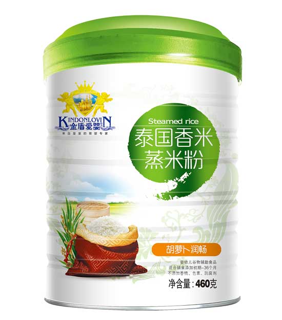 金盾愛(ài)嬰胡蘿卜潤(rùn)暢泰國(guó)香米蒸米粉