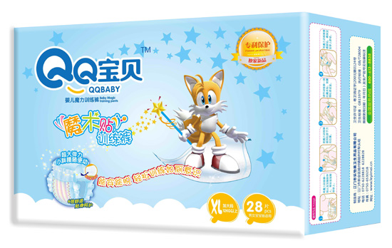QQ寶貝魔術貼訓練褲XL28片