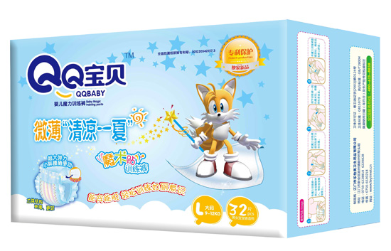 QQ寶貝微薄訓練褲L32片