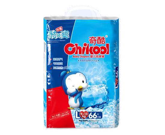 奇酷酷貝爽紙尿褲L66片(大包裝)