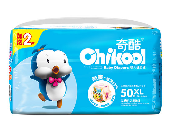 奇酷藍(lán)品鵝紙尿褲XL50片