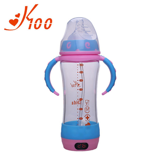 K100智能測(cè)溫雙手柄奶瓶