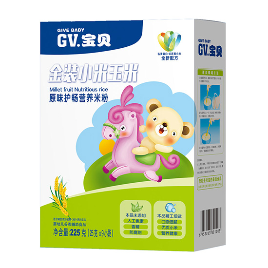 GV寶貝金裝小米玉米原味護(hù)暢營(yíng)養(yǎng)米粉