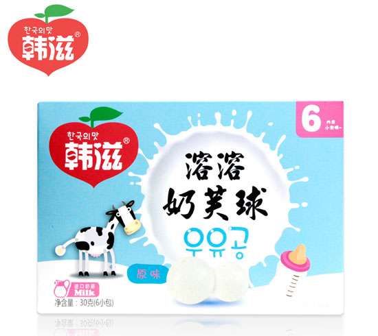 韓滋溶溶奶溶球原味