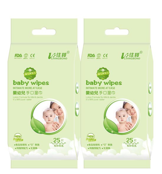 住邦嬰幼兒手口濕巾25片