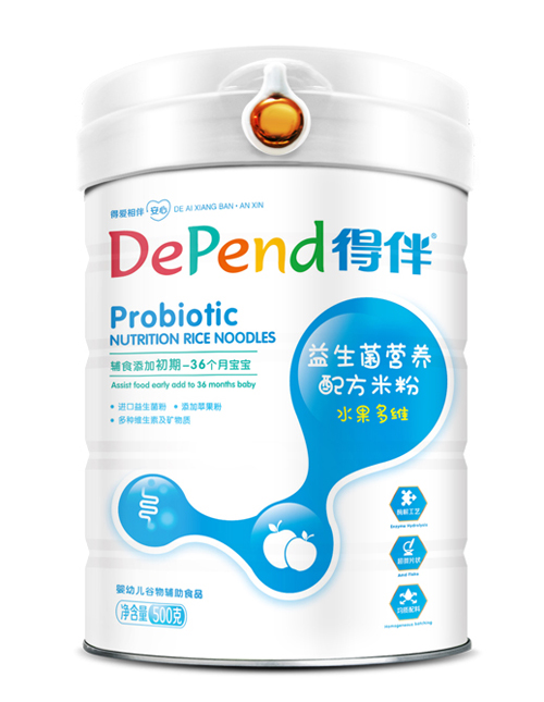 得伴益生菌營(yíng)養(yǎng)配方米粉(水果多維)