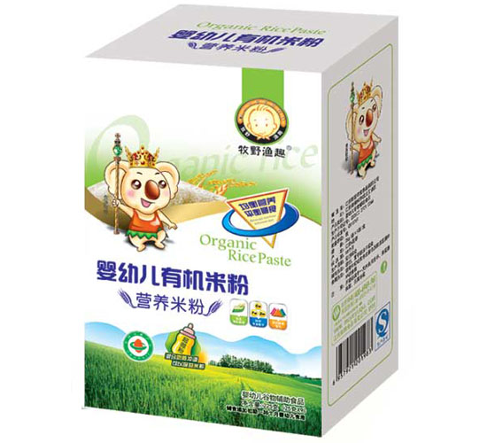 牧野漁趣嬰幼兒有機(jī)米粉盒裝