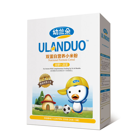 幼蘭朵雙蛋白小米粉(胡蘿卜蔬菜)