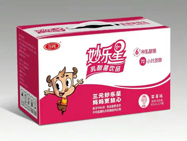 妙樂(lè)星乳酸菌飲品箱裝