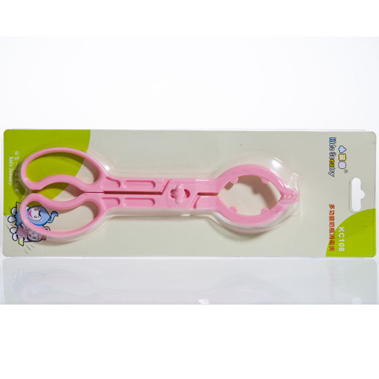 小孩國多功能奶瓶消毒夾 粉色