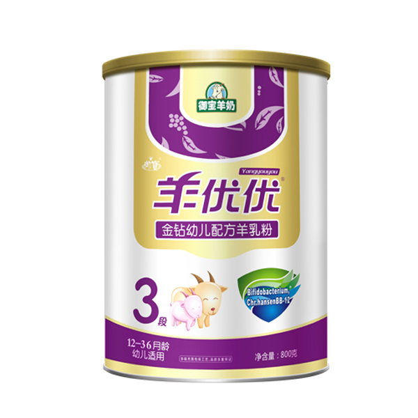 羊優(yōu)優(yōu)金鉆幼兒配方羊奶粉3段罐裝