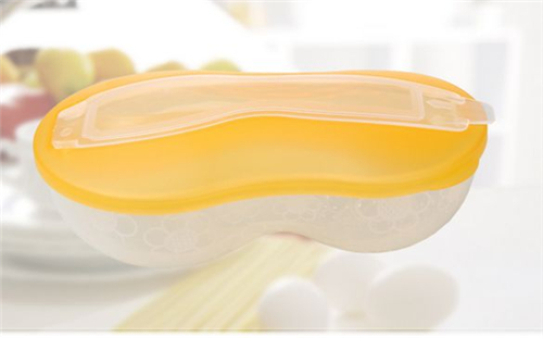 浩一貝貝帶勺便攜碗黃色