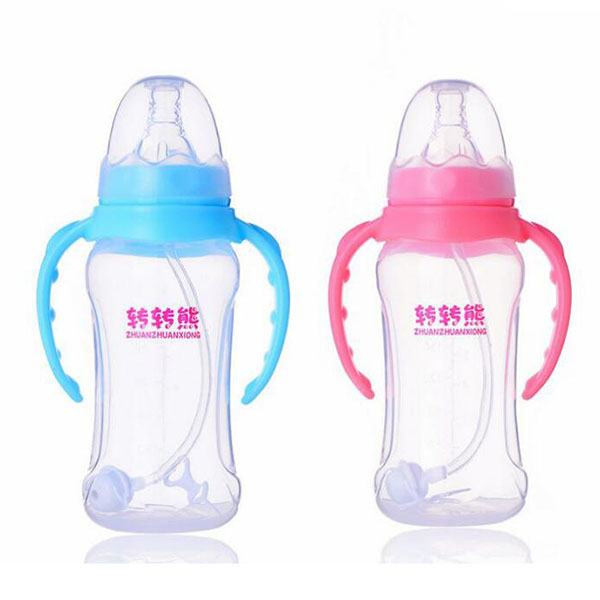 轉(zhuǎn)轉(zhuǎn)熊高級有柄自動PP奶瓶210ml
