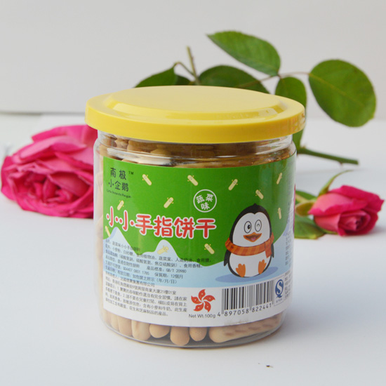 南極小企鵝蔬菜小手指餅干