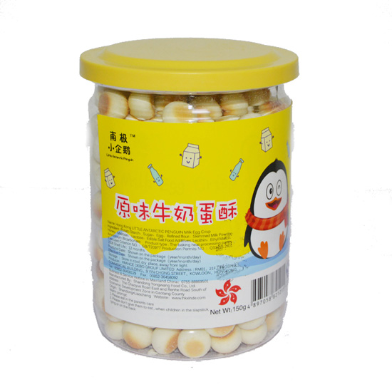 南極小企鵝原味牛奶蛋酥150克
