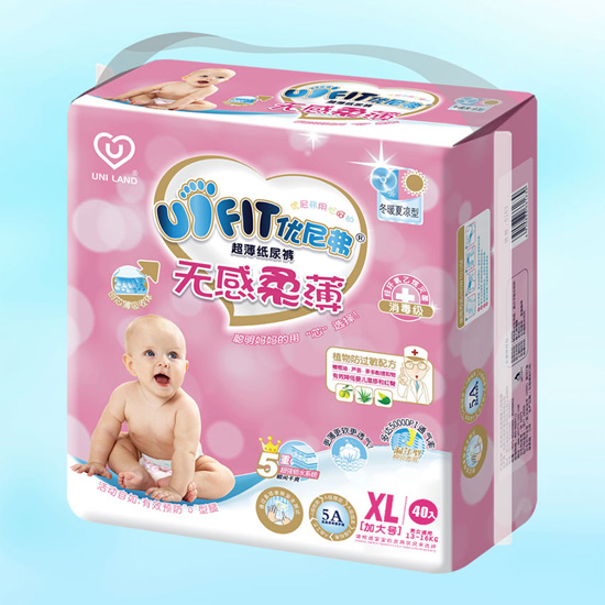 優(yōu)尼弗無(wú)感柔薄嬰兒紙尿褲XL碼40入