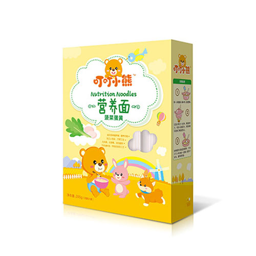 叮叮小熊營(yíng)養(yǎng)面-菠菜蛋黃