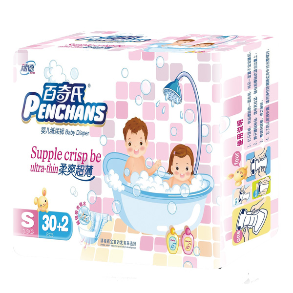 百奇氏柔爽超薄尿片褲S32