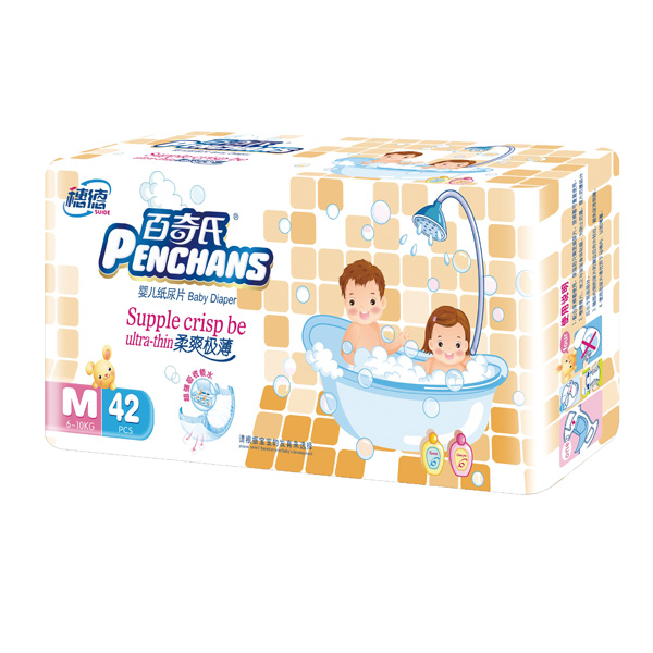 百奇氏柔爽超薄尿片M42