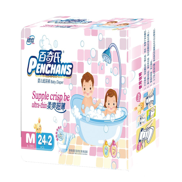 百奇氏柔爽超薄尿片褲M26