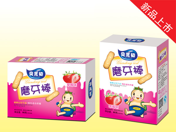 貝芝初草莓味-磨牙棒