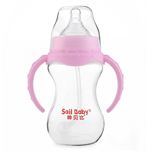帥貝比超炫PP奶瓶小粉