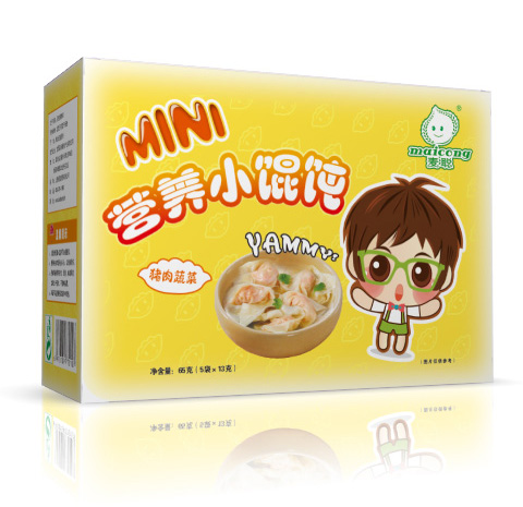 麥聰營(yíng)養(yǎng)小餛飩豬肉蔬菜1