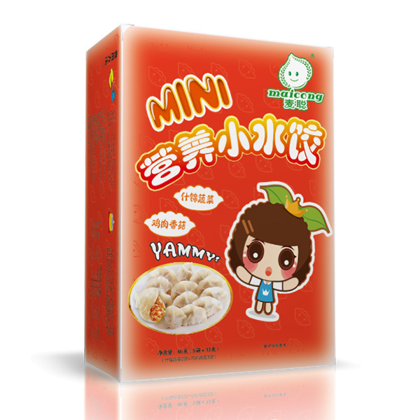 麥聰營養(yǎng)小水餃?zhǔn)插\蔬菜+雞肉香菇2