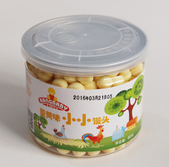 康貝多維蛋黃味小小饅頭