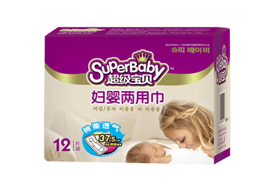 超級(jí)寶貝婦嬰兩用巾