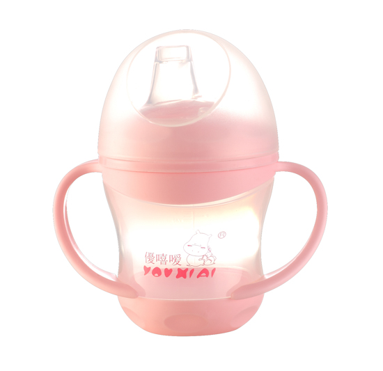 優(yōu)嘻噯鴨嘴式訓練杯粉色