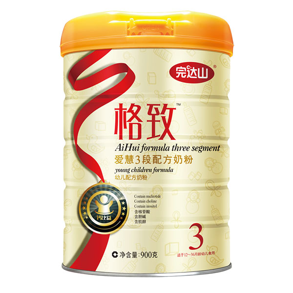 完達(dá)山格致愛慧嬰兒配方奶粉(3段)
