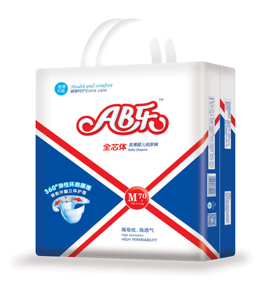 AB樂(lè)柔薄嬰兒紙尿褲M(mǎn)碼70片