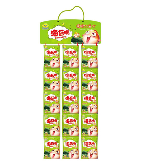 金盾愛嬰核桃仁夾心海苔脆