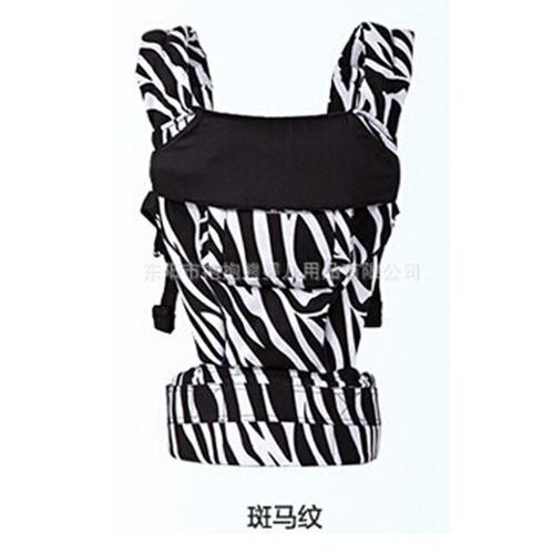 背背親鑲鉆雙肩嬰兒腰凳斑馬紋